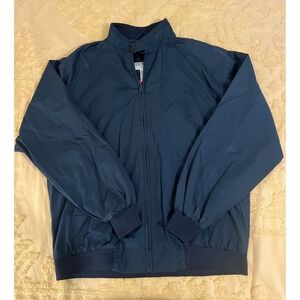 Whitefish Bay Jacket w/ Plaid Lining Size XLT Tall Teal Full Zip‎